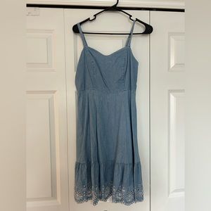 Denim mini dress. Size M. Old Navy